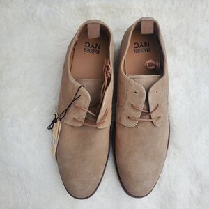 Men's Madden NYC Terry Oxford Taupe Lace-Up Size 13 Dress Shoes